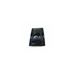 Ravier noir sushi et produits frais Quadripack + couvercle 17 x 10,5 cm - par 25