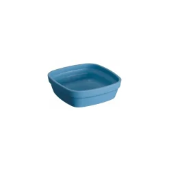 Ravier végétal réutilisable Lilitouch bleu 25 cl 11 x 11 cm - par 24