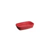Ravier végétal réutilisable Lilitouch rouge 32 cl 14,7 x 9 cm - par 24