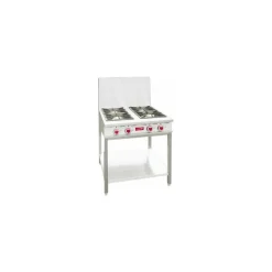 Réchaud 4 feux 7,5 Kw 80 x 92,5 x 22 cm
