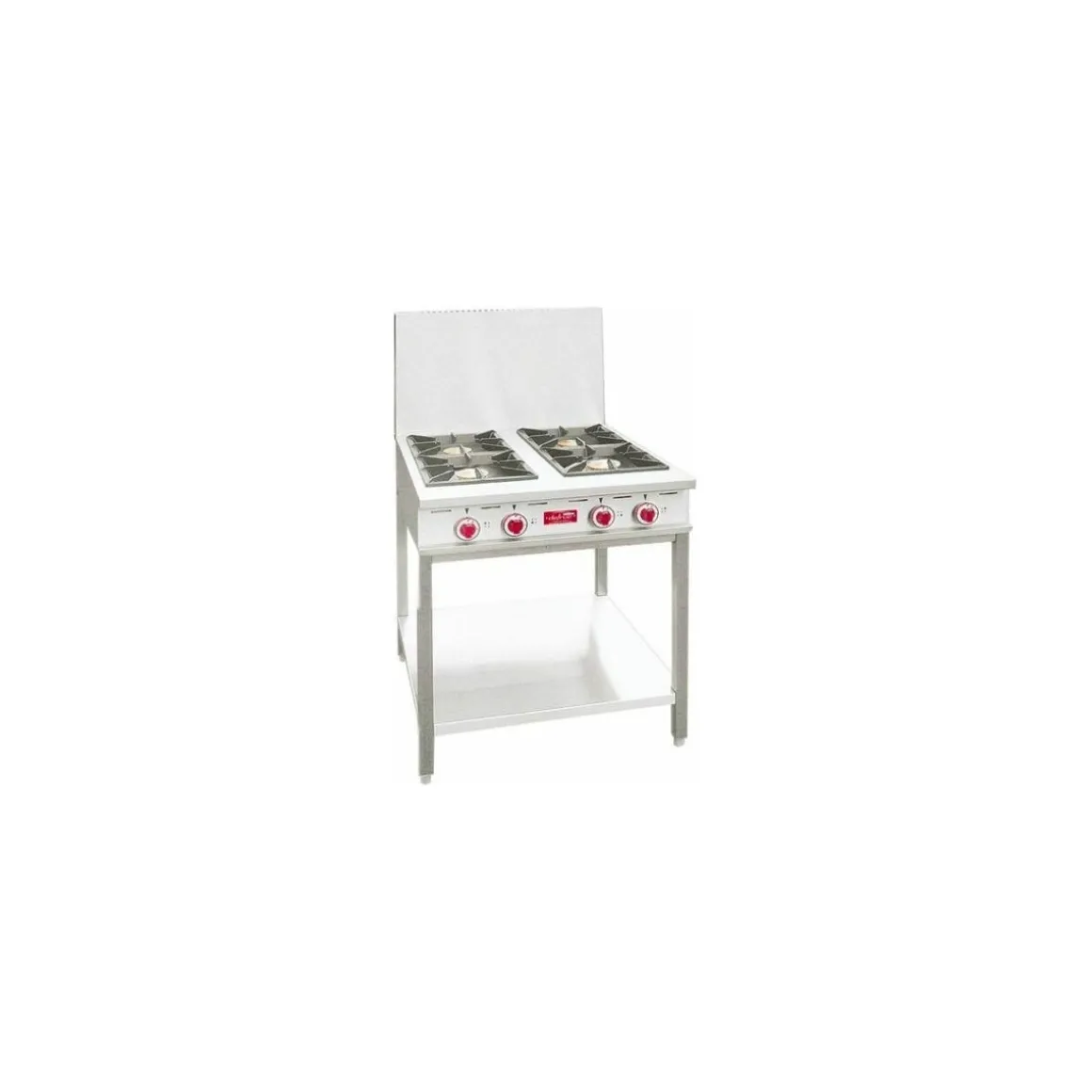 Réchaud 4 feux 7,5 Kw 80 x 92,5 x 22 cm