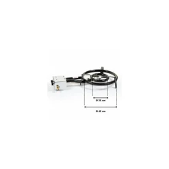Réchaud à paella Pro ø 40 cm avec thermocouple Garcima