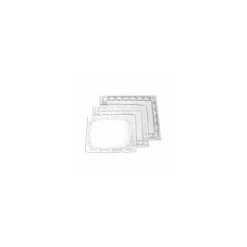 Rectangle dentelles papier blanc 45 x 36 cm - par 250