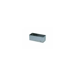 Rectangle inox 12 x 3 x 3 cm