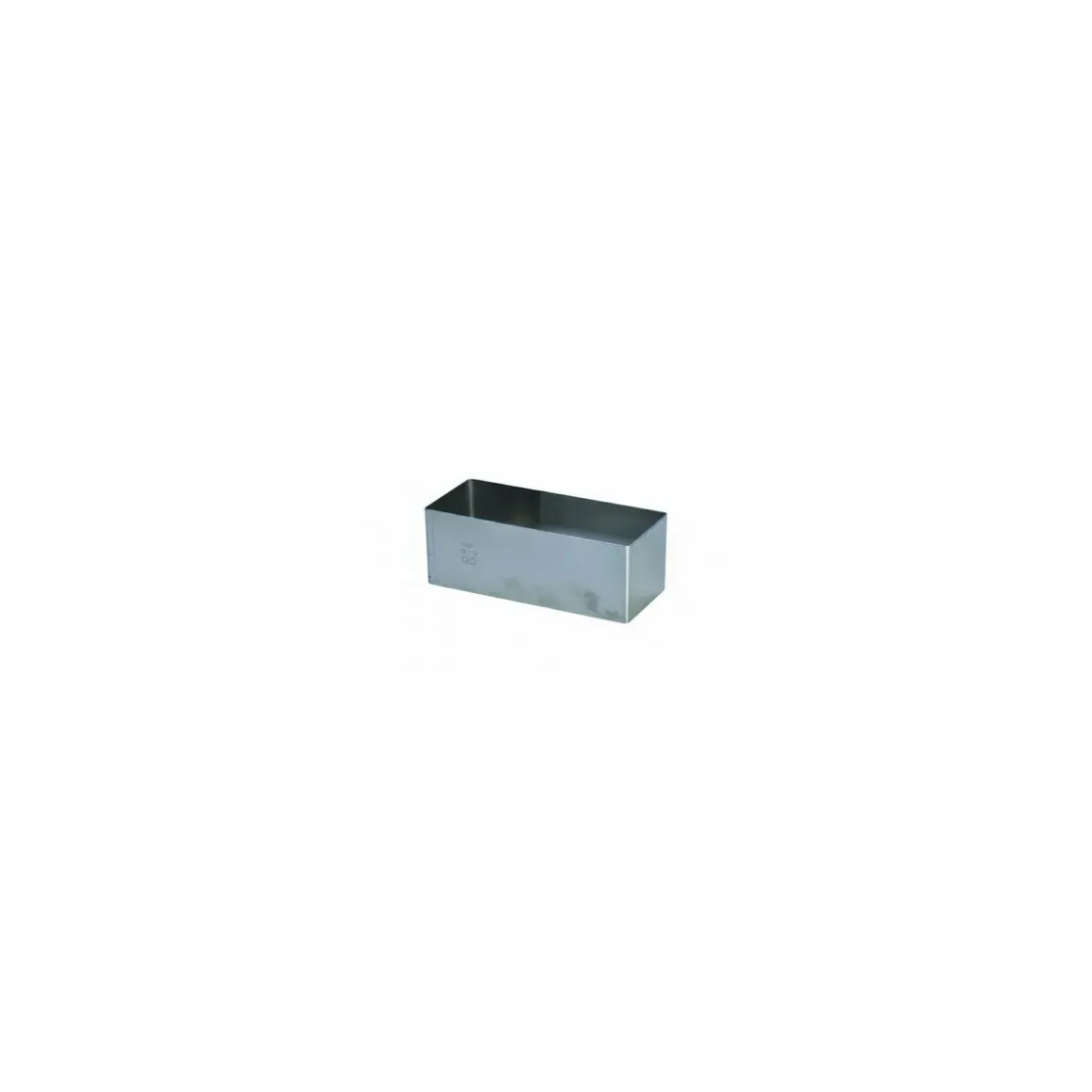 Rectangle inox 12 x 3 x 3 cm