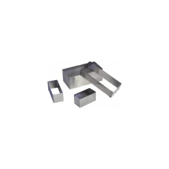 Rectangle inox 12 x 3 x 3 cm