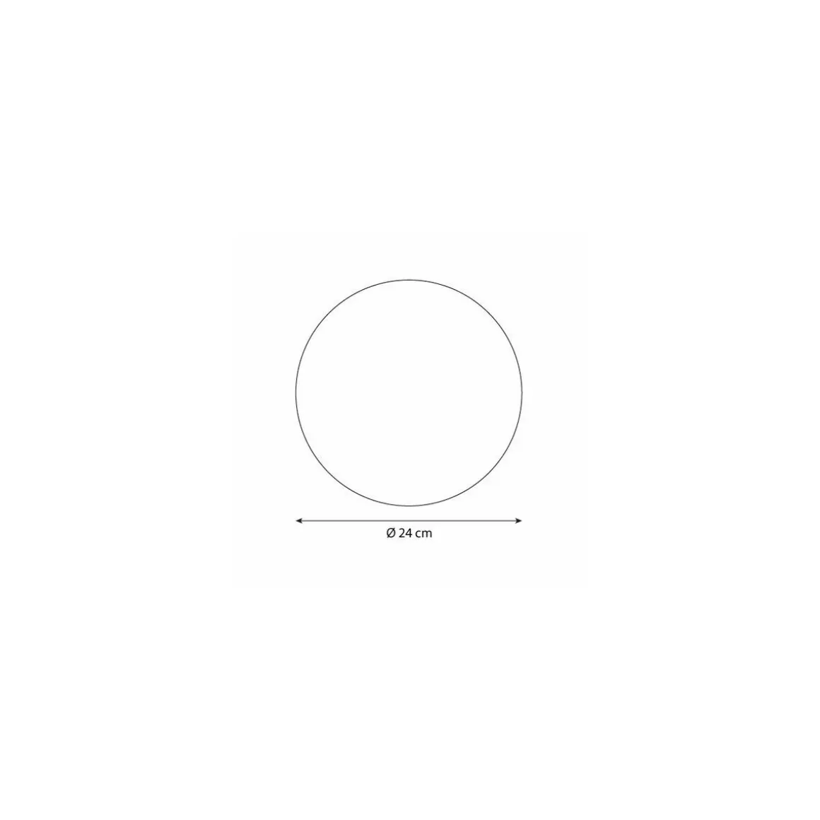 Rond pâtissier carton or extra-fort ø 24 cm - par 100