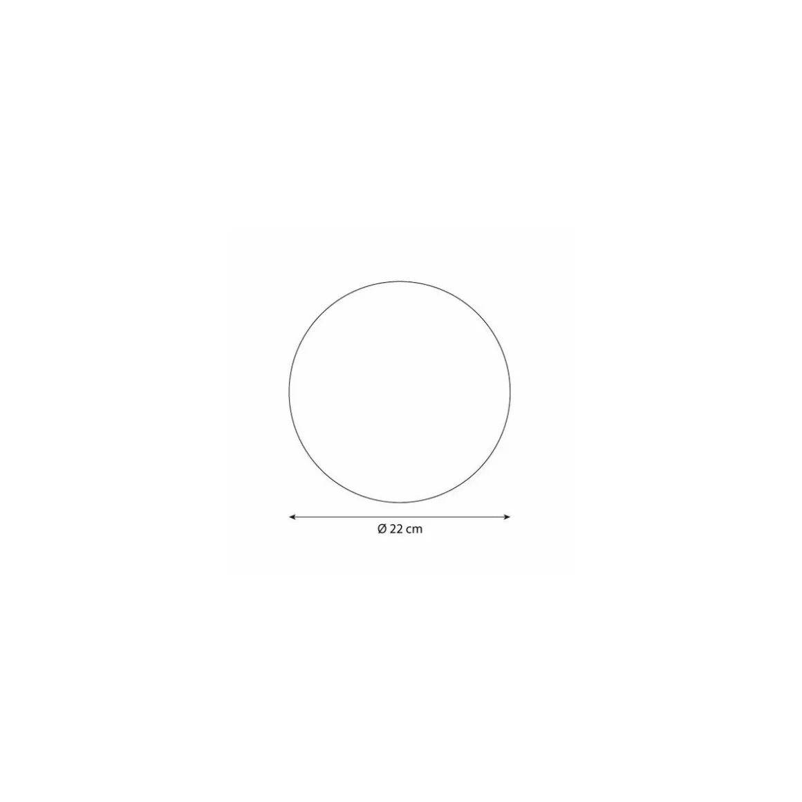 Rond pâtissier carton or extra-fort ø 22 cm - par 100