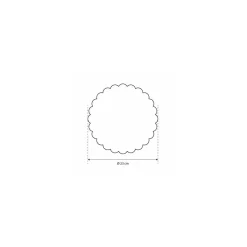 Rond pâtissier festonné ø 230 mm - par 250