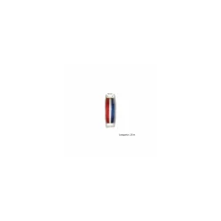 Ruban bleu blanc rouge 16 mm x 25 m - à l'unité