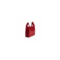 Sac bretelles BD 50 microns bordeaux 26 x 6 x 45 cm - par 500