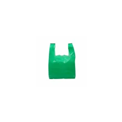 Sac bretelles BD 50 microns vert 26 x 6 x 45 cm - par 500