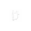 Sac bretelles plastique BD 50 microns transparent 35 x 15 + 15 x 55 cm - par 500