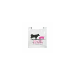 Sac bretelles Premium PEBD 50 µ 45 x 26 + 6 cm - par 500