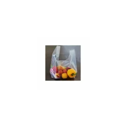 Sac bretelles translucide PEBD 50 µ 45 x 26 + 6 cm - par 500