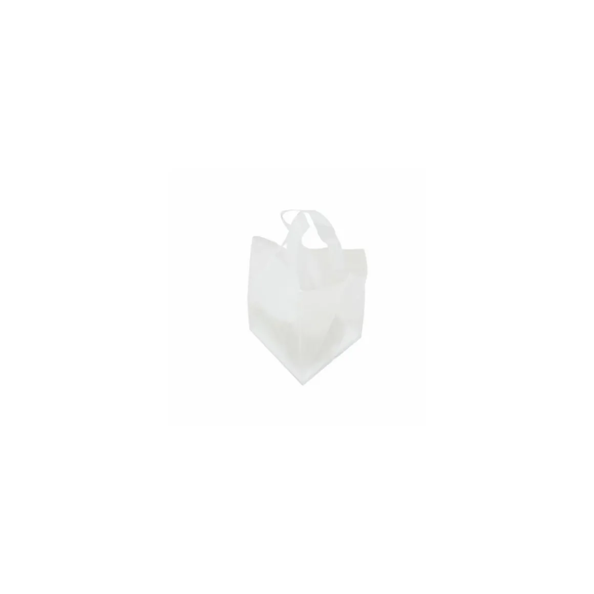 Sac cabas traiteur plastique avec renfort de fond 22 x 21 x 28 cm - par 25