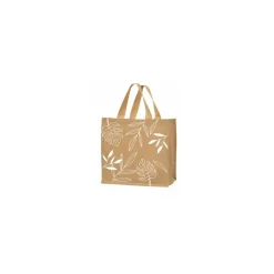 Sac en jute imprimé végétal - par 25