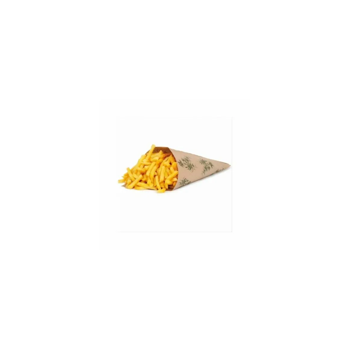 Sachet cône kraft "Feel green" 29,5 x 21 cm - par 250