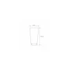 Sachet confiseur fond carton JOYEUSES PAQUES VERT 12 x 27,5 cm - par 100