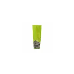 Sachet confiseur fond carton JOYEUSES PAQUES VERT 12 x 27,5 cm - par 100
