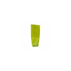 Sachet confiseur fond carton JOYEUSES PAQUES VERT 12 x 27,5 cm - par 100