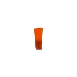 Sachet confiseur fond carton JOYEUSES PAQUES ORANGE 10 x 22 cm - par 100