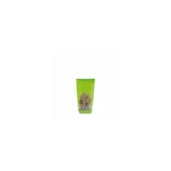 Sachet confiseur fond carton JOYEUSES PAQUES VERT 10 x 22 cm - par 100