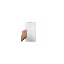 Sachet croissants papier kraft blanc 14 + 7 x 27 cm (n°104) - par 1000
