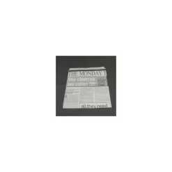 Sachet kraft blanc ouvert 2 côtés 
