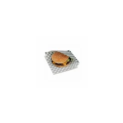 Sachet kraft ouvert 2 côtés damier noir 17 x 18 cm - par 500