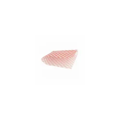 Sachet kraft ouvert 2 côtés damier rouge 17 x 18 cm - par 500