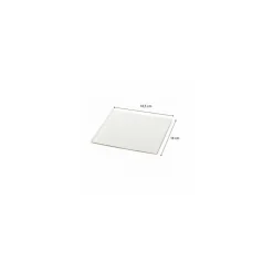 Sachet kraft ouvert sur 2 côtés blanc 18 x 18,5 cm - par 100