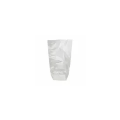 Sachet plastique écorné fond carton 21 x 38,5 cm - par 100