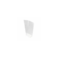 Sachet plastique écorné fond carton 21 x 38,5 cm - par 100
