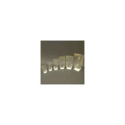 Sachet plastique écorné fond carton 21 x 38,5 cm - par 100