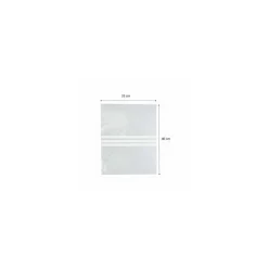Sachet plastique fermeture adhésive 33 x 40 cm - par 500