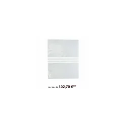 Sachet plastique fermeture adhésive 33 x 40 cm - par 500