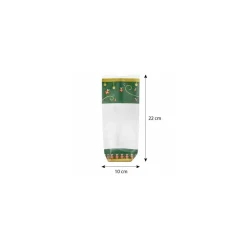 Sachet plastique fond carton 