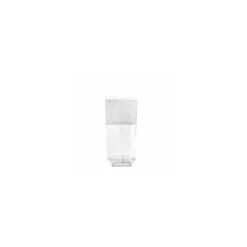 Sachet plastique fond carton "Dentelle blanche" 12 x 26 cm - par 100