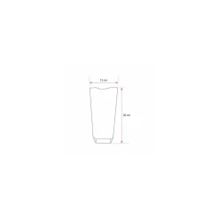 Sachet plastique fond carton "Dentelle or" 12 x 26 cm - par 100