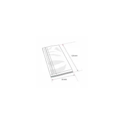Sachet polypropylène plat 5,5 x 12 cm - par 100