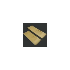 Sachet SOS kraft brun vergé avec fenêtre 8,5 + 5 x 21,5 cm - par 100