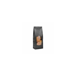 Sachet SOS kraft noir avec fenêtre 10 + 5,5 x 28,5 cm - par 100