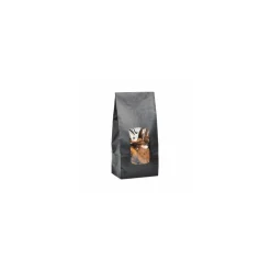 Sachet SOS kraft noir avec fenêtre 13,5 + 7,5 x 31,5 cm - par 100