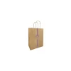 Sac kraft bleu blanc rouge 30 x 23 + 12 cm - par 50
