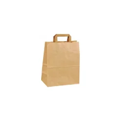 Sac kraft brun à poignées plates 45 x 17 x 47 cm - par 150