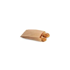 Sac kraft brun 27 x 14 + 7 cm - par 1000