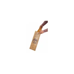 Sac à pain kraft bleu 49 x 17 + 3,5 cm - par 250
