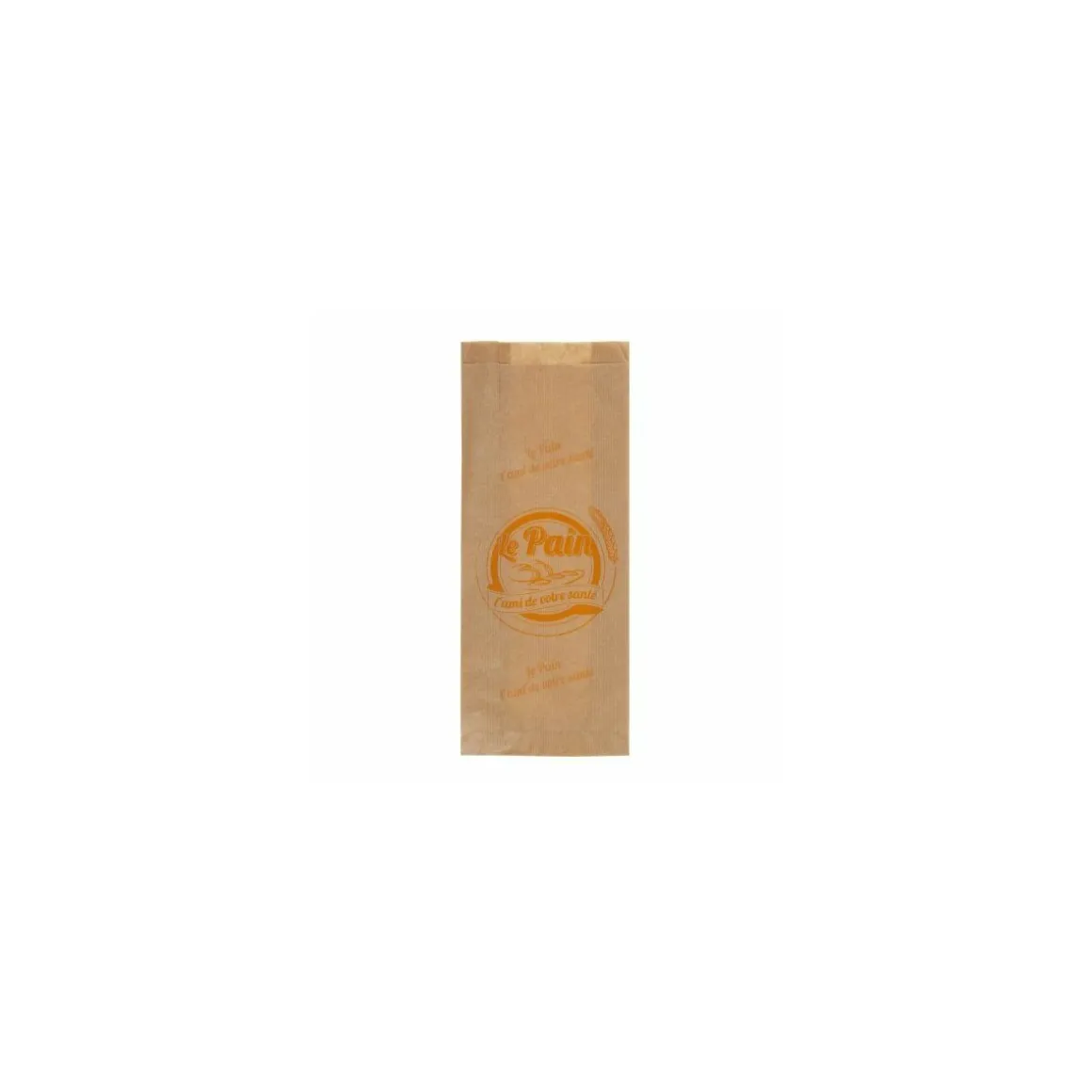 Sac à pain kraft jaune 35 x 14 + 3 cm - par 250