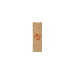 Sac à pain kraft rouge 61 x 19 + 5,5 cm - par 250